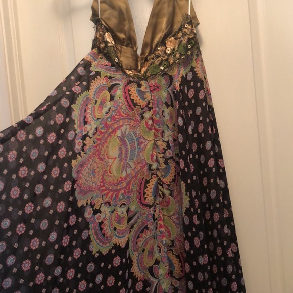 Meghan LA | Dresses | Unique Meghan La Layered Flowy Paisley Maxi Dress